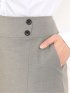 綿混シャーク セミタイトスカート グレー(セットアップ可能)
