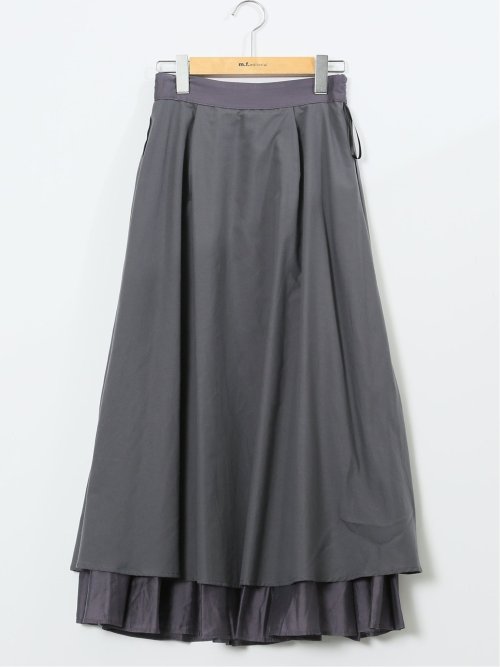 シルキーローン タックギャザースカート