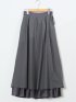 シルキーローン タックギャザースカート