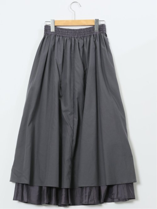 シルキーローン タックギャザースカート