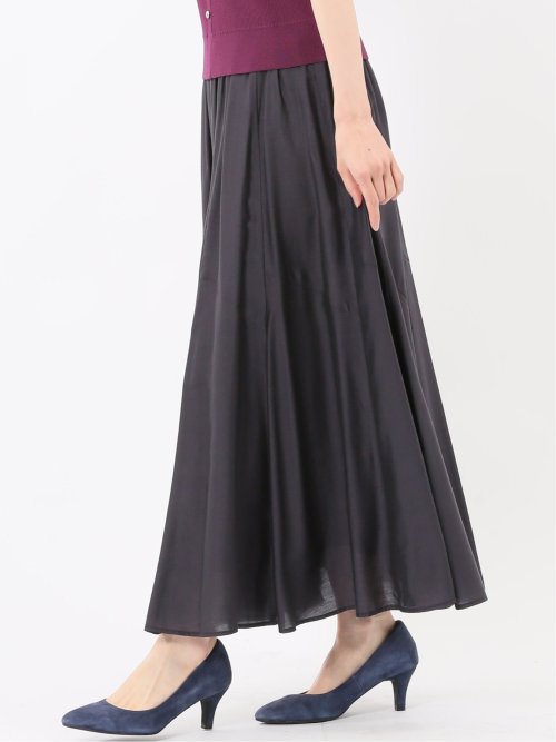 シルキーローン タックギャザースカート