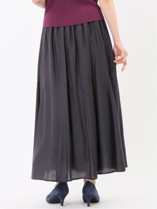 シルキーローン タックギャザースカート