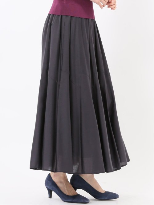 シルキーローン タックギャザースカート