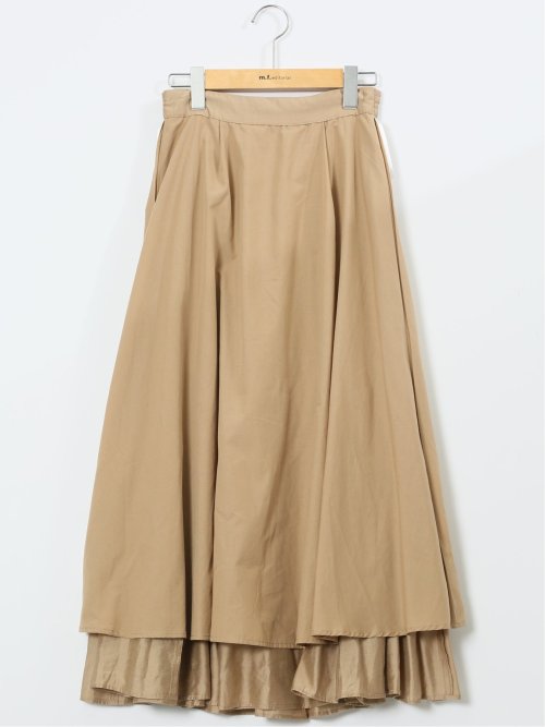 シルキーローン タックギャザースカート