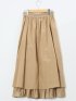 シルキーローン タックギャザースカート