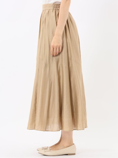 シルキーローン タックギャザースカート