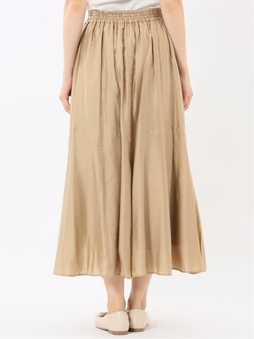 シルキーローン タックギャザースカート