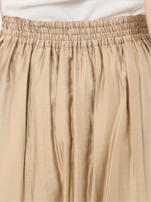 シルキーローン タックギャザースカート