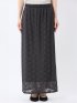 フラワーレース ロングタイトスカート