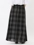 イノウェーブ/INNOWAVE ガーゼチェック リバーシブルスカート