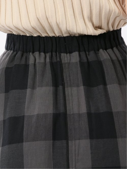 イノウェーブ/INNOWAVE ガーゼチェック リバーシブルスカート