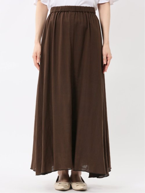 イノウェーブ/INNOWAVE ガーゼチェック リバーシブルスカート