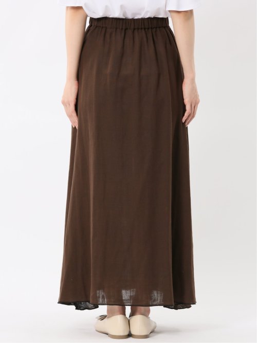 イノウェーブ/INNOWAVE ガーゼチェック リバーシブルスカート