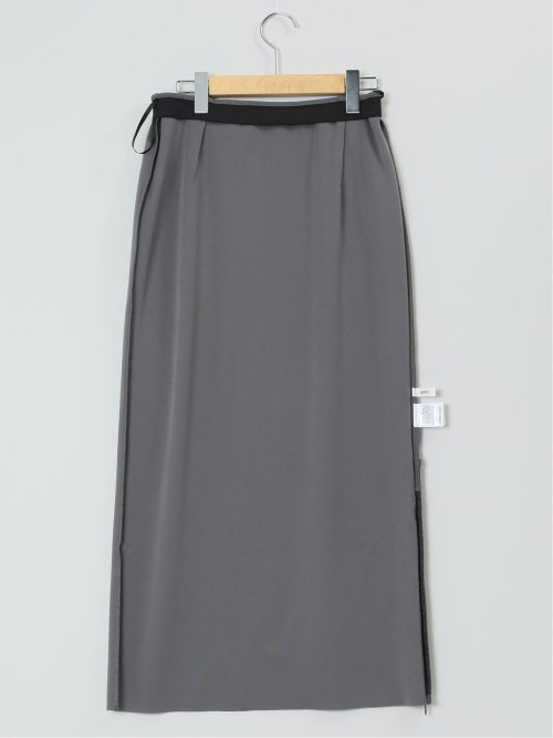 カットジョーゼットタイトスカート