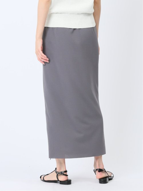 カットジョーゼットタイトスカート