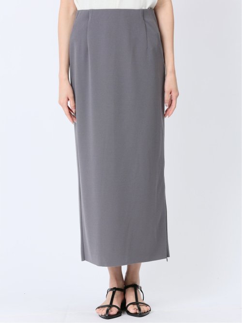 カットジョーゼットタイトスカート