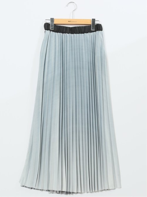 グラデーションプリーツ ロングスカート