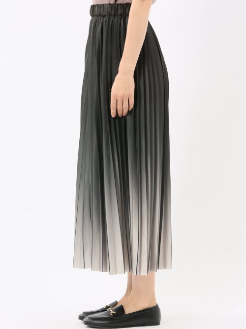 グラデーションプリーツ ロングスカート