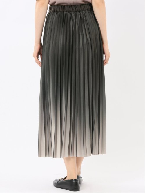 グラデーションプリーツ ロングスカート