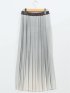 グラデーションプリーツ ロングスカート