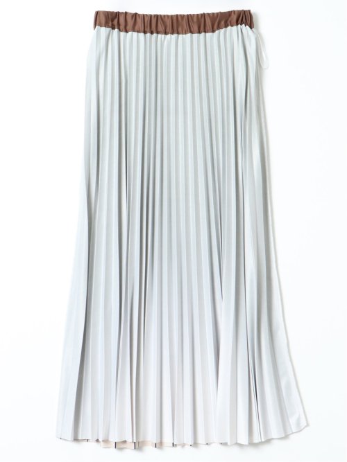 グラデーションプリーツ ロングスカート