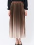 グラデーションプリーツ ロングスカート