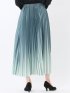 グラデーションプリーツ ロングスカート