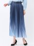 グラデーションプリーツ ロングスカート