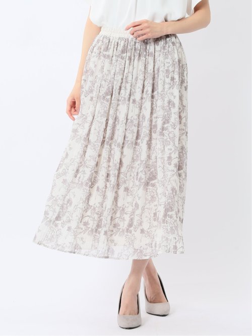 シフォンジョーゼット ロングスカート