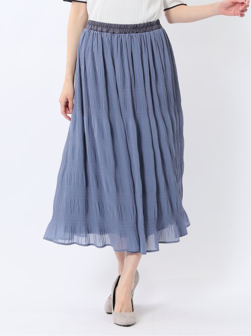 シフォンジョーゼット ロングスカート