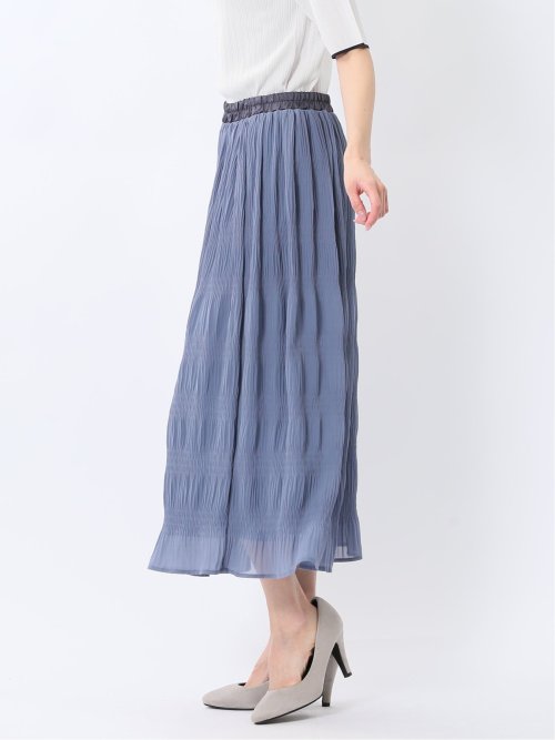 シフォンジョーゼット ロングスカート