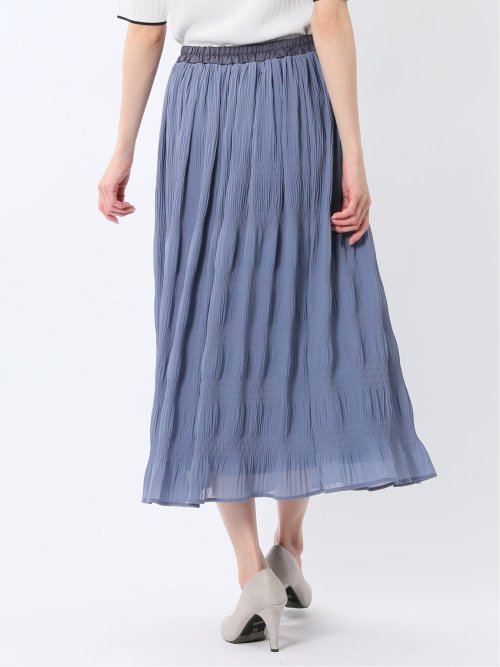 シフォンジョーゼット ロングスカート