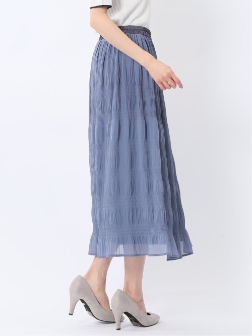 シフォンジョーゼット ロングスカート