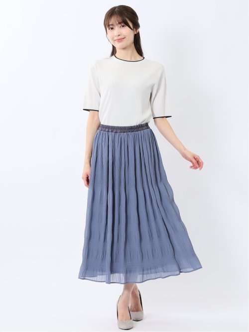 シフォンジョーゼット ロングスカート