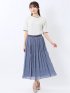 シフォンジョーゼット ロングスカート