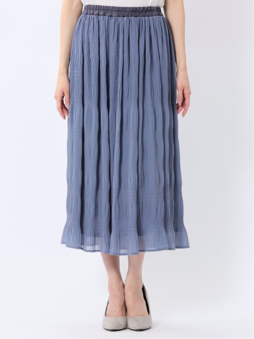 シフォンジョーゼット ロングスカート