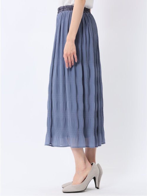 シフォンジョーゼット ロングスカート