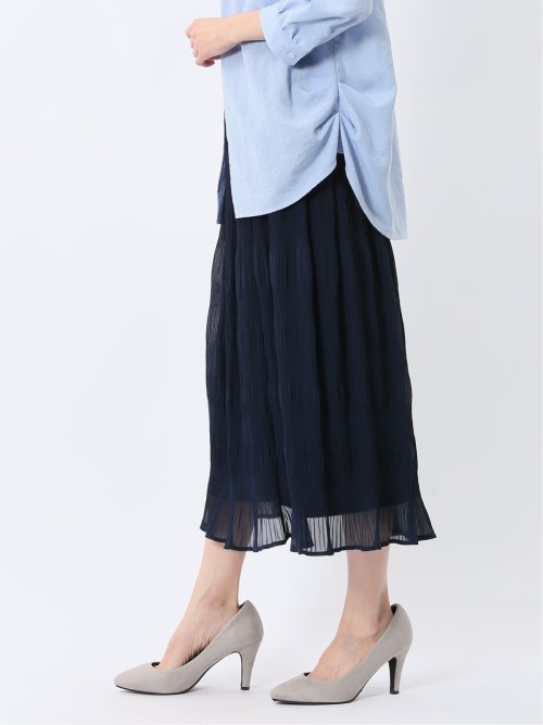 シフォンジョーゼット ロングスカート