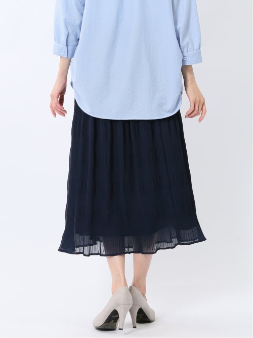 シフォンジョーゼット ロングスカート