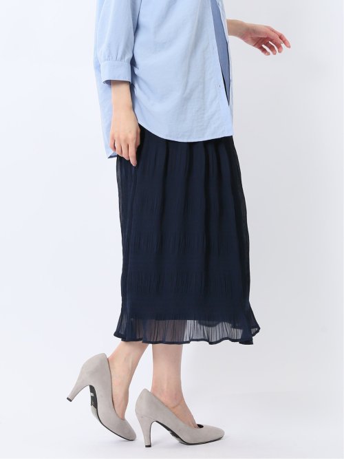 シフォンジョーゼット ロングスカート