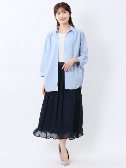 シフォンジョーゼット ロングスカート