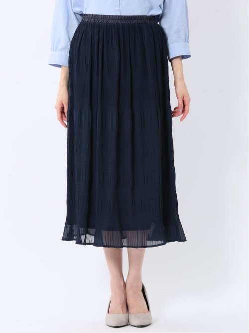 シフォンジョーゼット ロングスカート