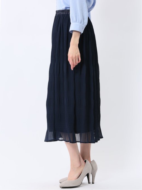 シフォンジョーゼット ロングスカート