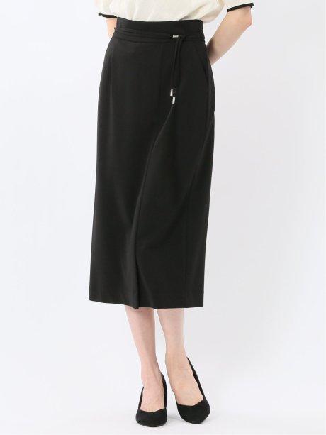 ストレッチ ロープベルト付き ナロースカート