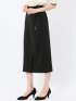 ストレッチ ロープベルト付き ナロースカート
