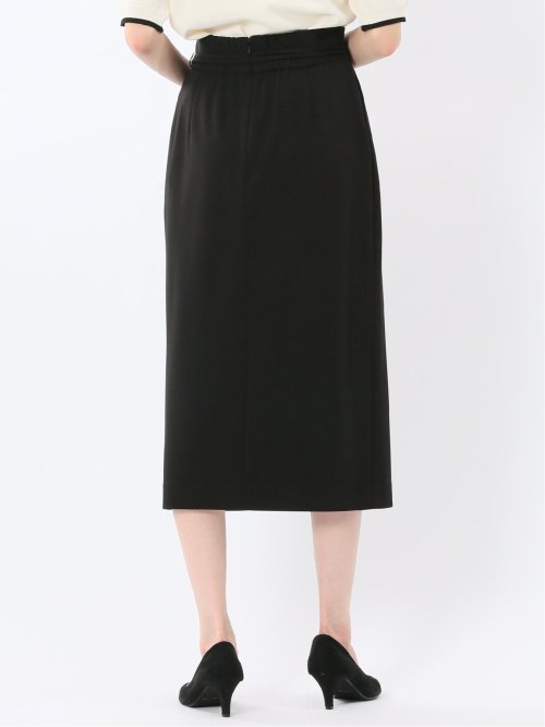 ストレッチ ロープベルト付き ナロースカート