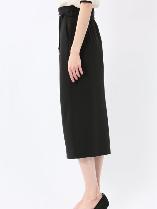 ストレッチ ロープベルト付き ナロースカート