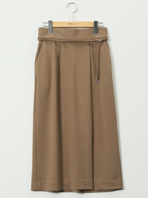 ストレッチ ロープベルト付き ナロースカート