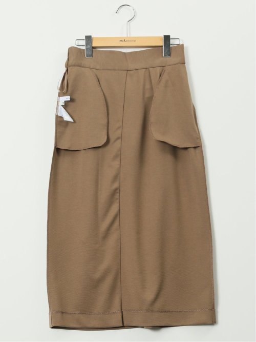 ストレッチ ロープベルト付き ナロースカート