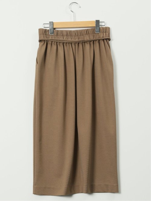 ストレッチ ロープベルト付き ナロースカート